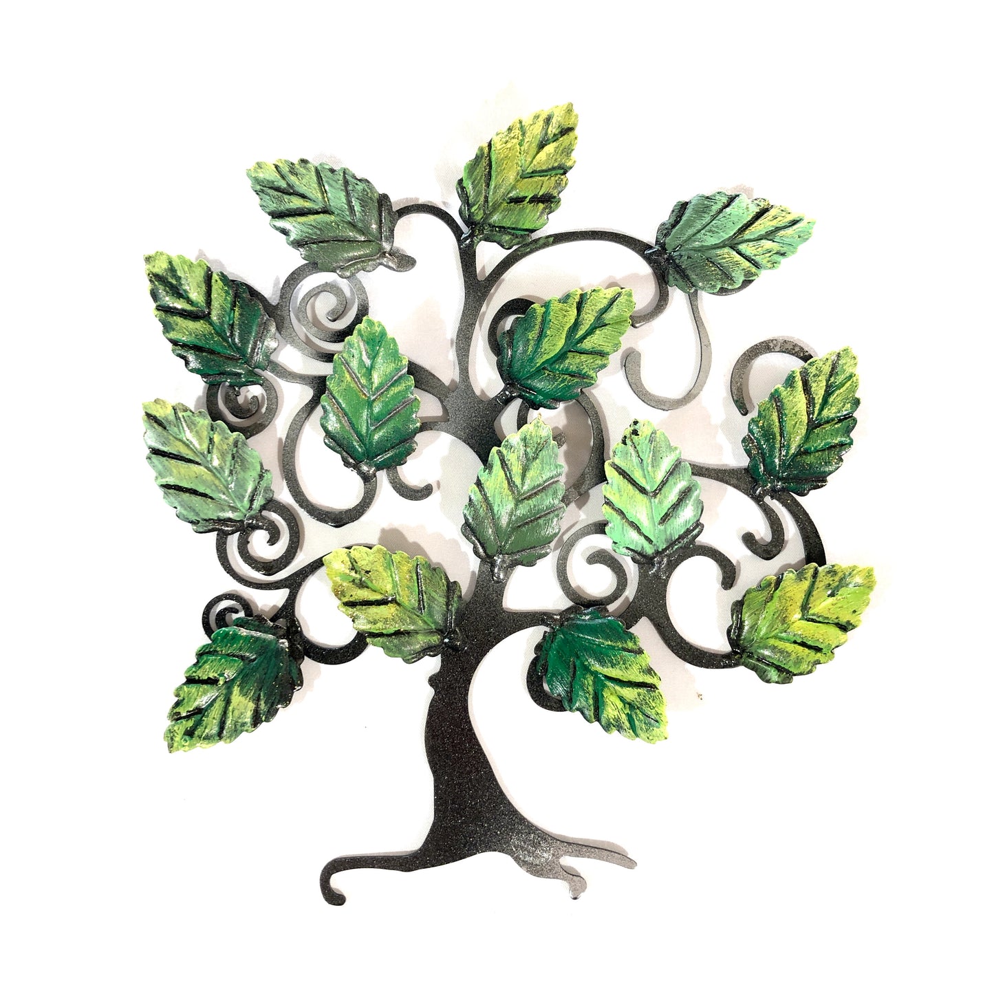 Tree of life with green beech leaves