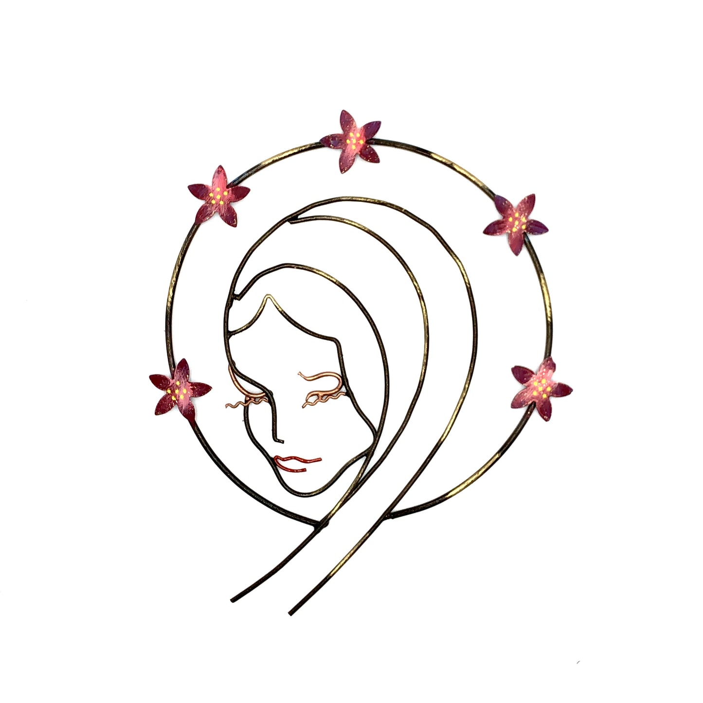 Viso di Madonna da parete