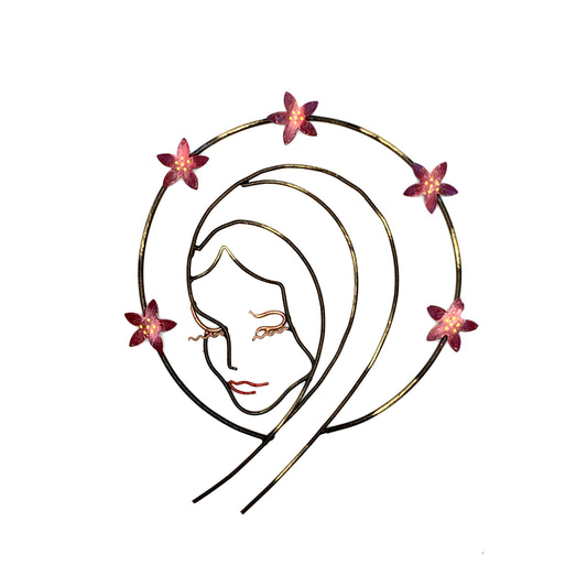 Viso di Madonna da parete