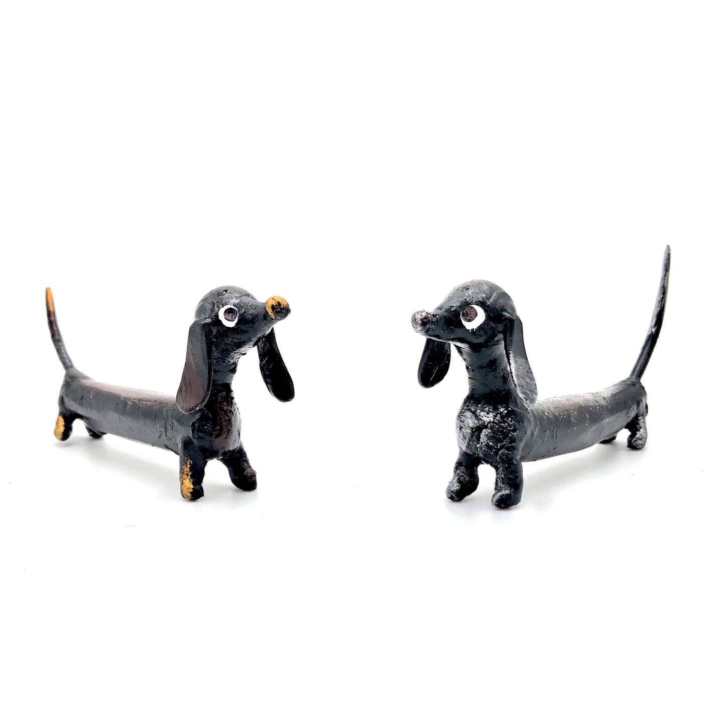 Wrought iron dachshund