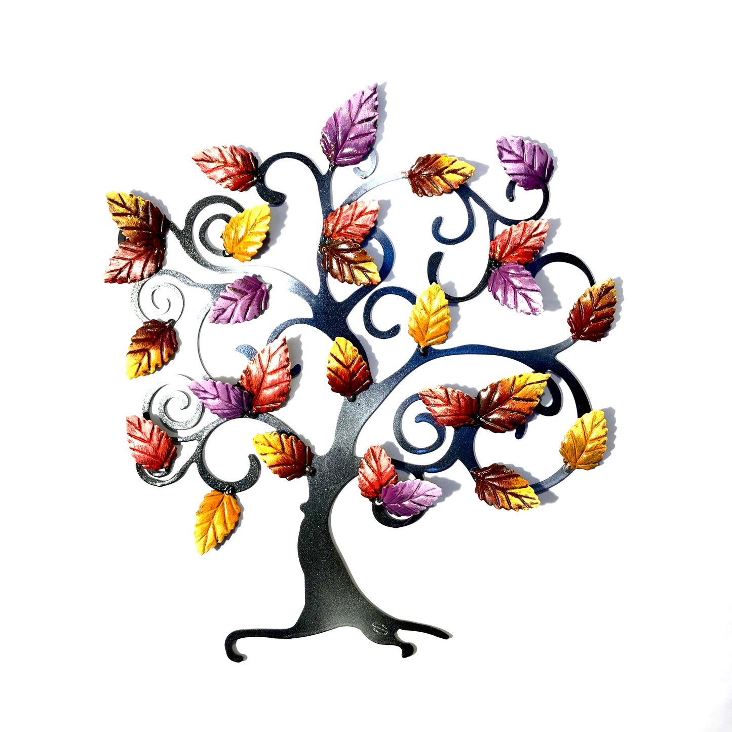 Tree of life with autumn beech leaves