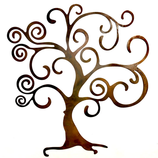 Albero della vita semplice in corten