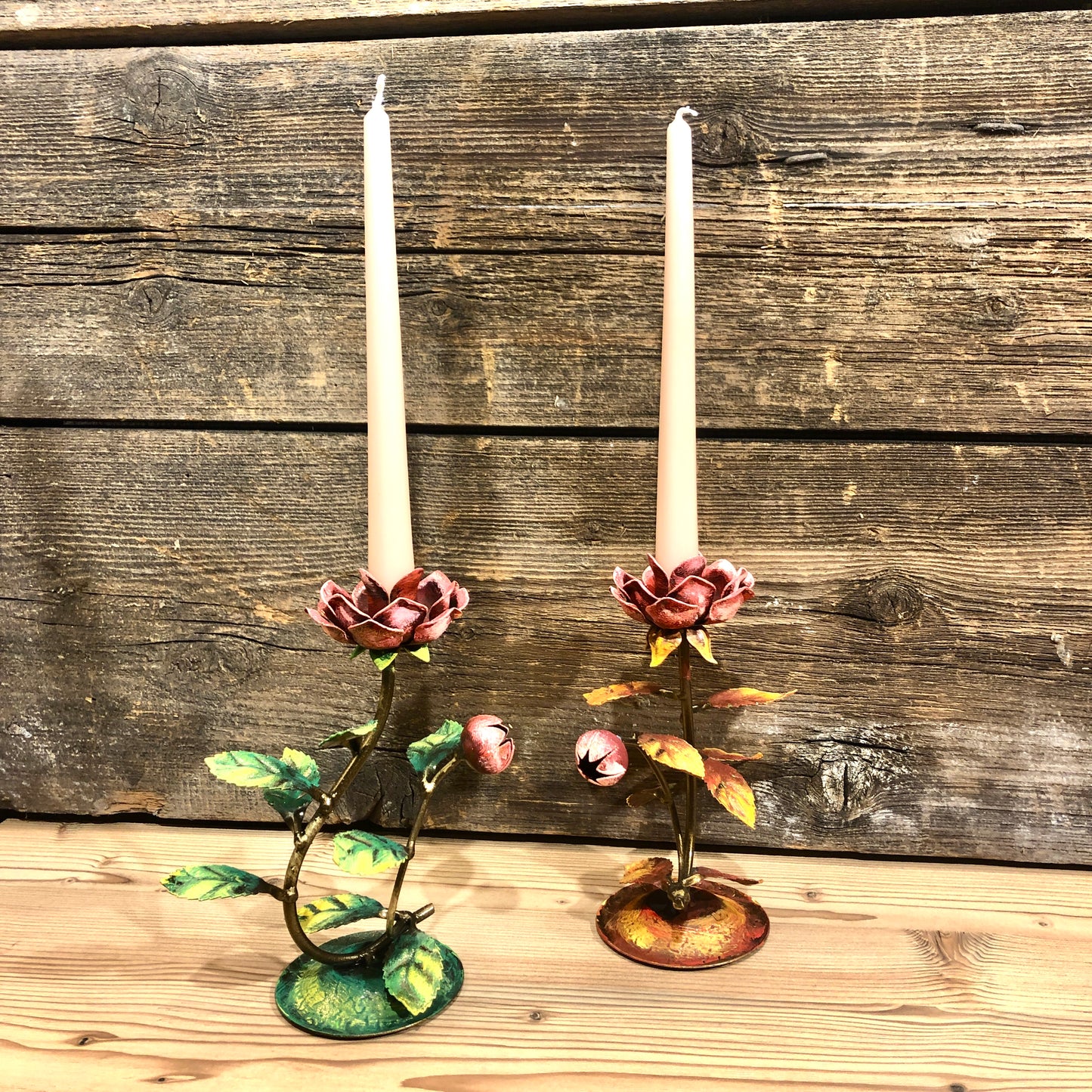 Candlestick with one candle
