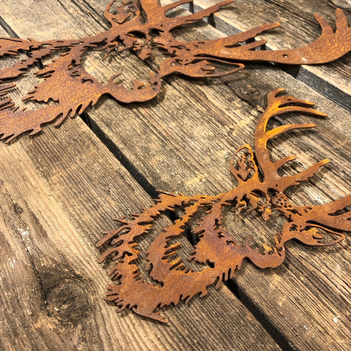 Deer head perforated