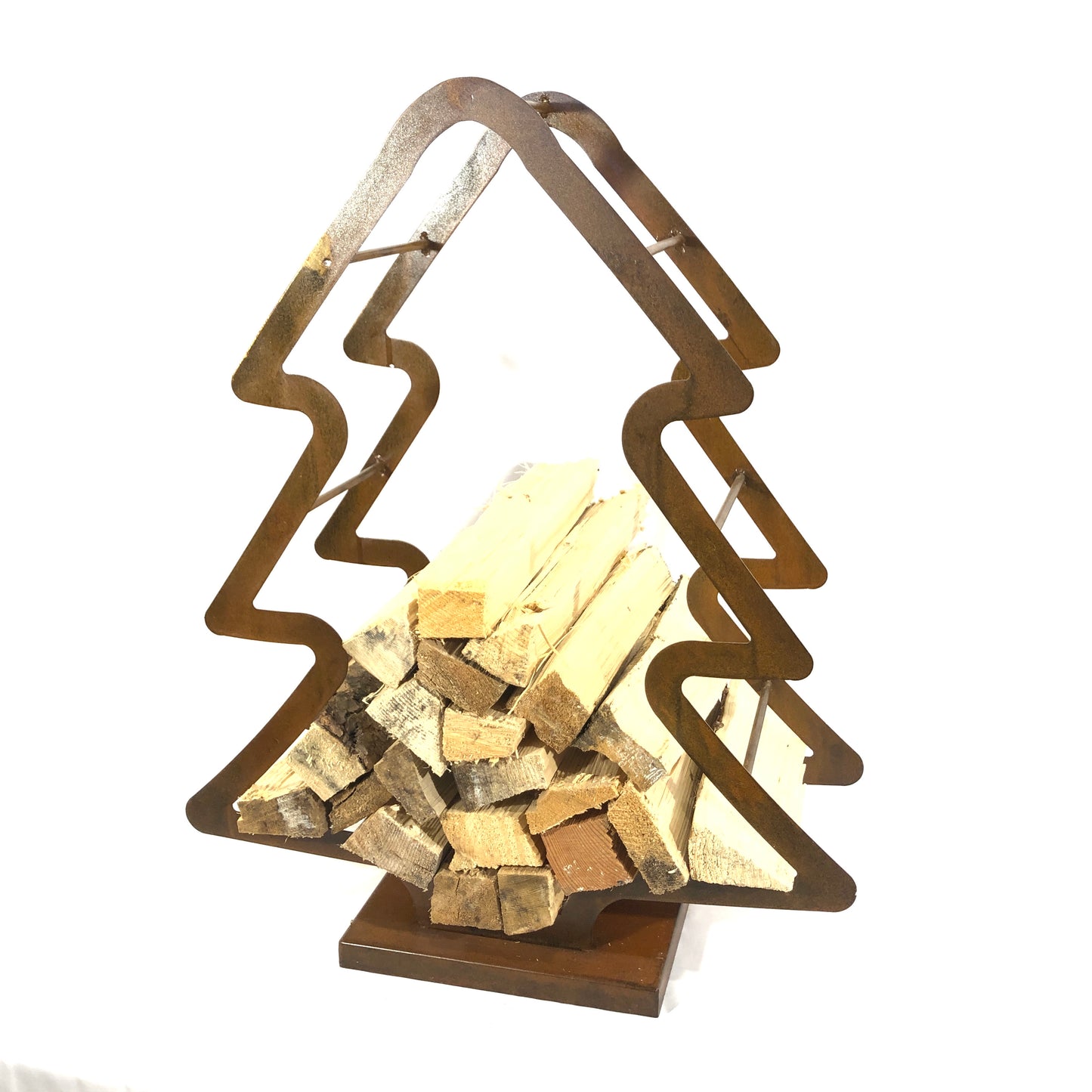Tree-shaped log holder