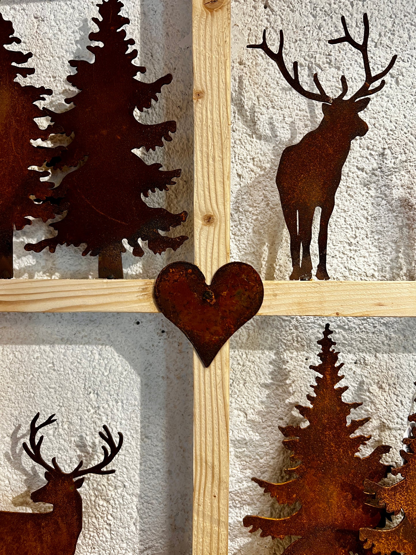 Finestra animali Corten