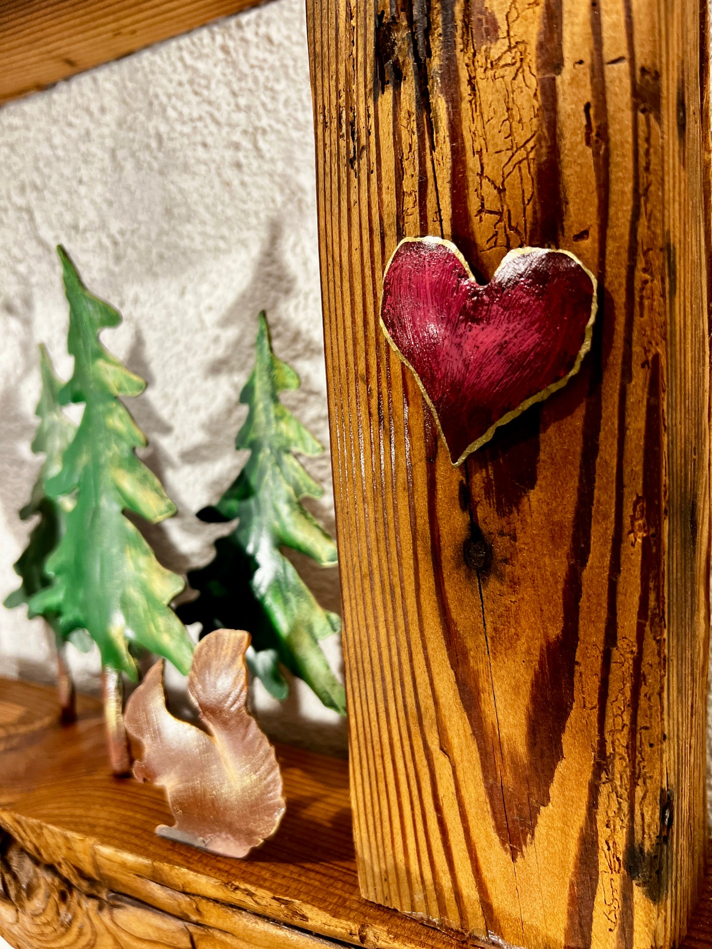Cornice con animali del bosco