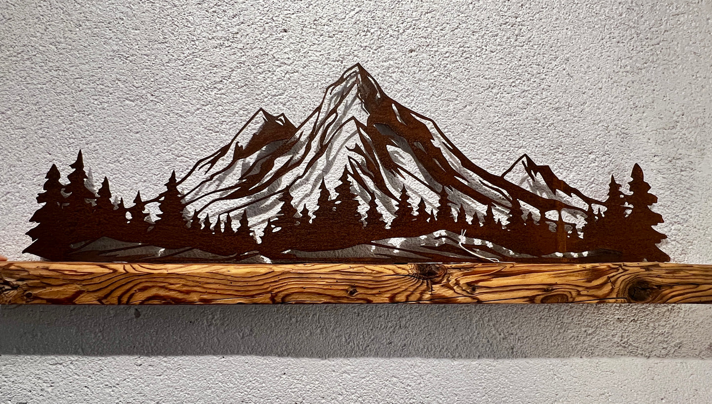 Antelao su trave in legno vecchio