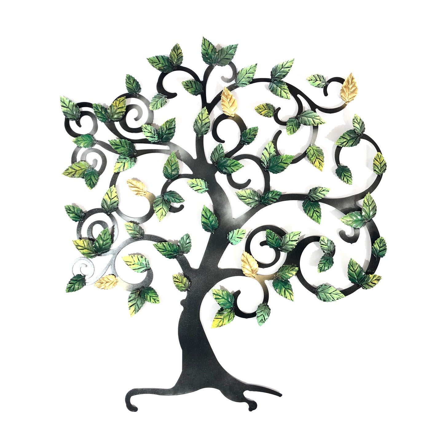Tree of life with green beech leaves