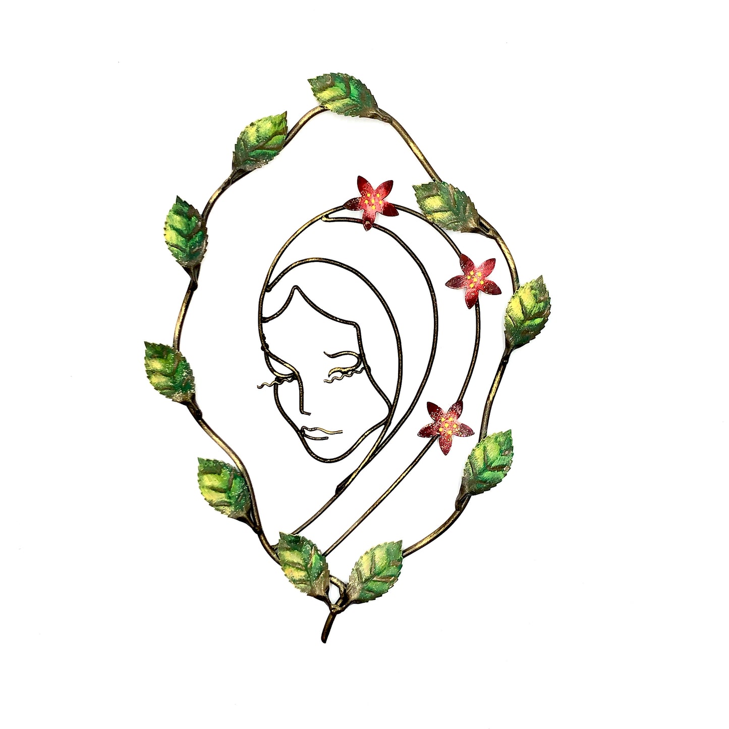 Viso di Madonna da parete