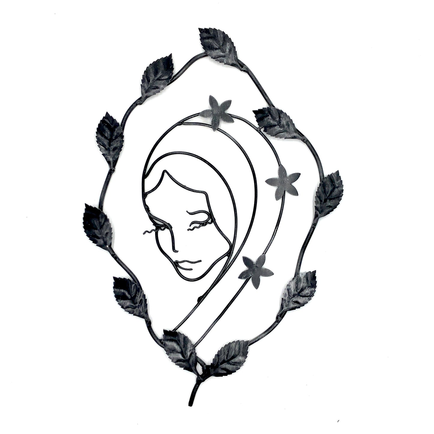 Viso di Madonna da parete