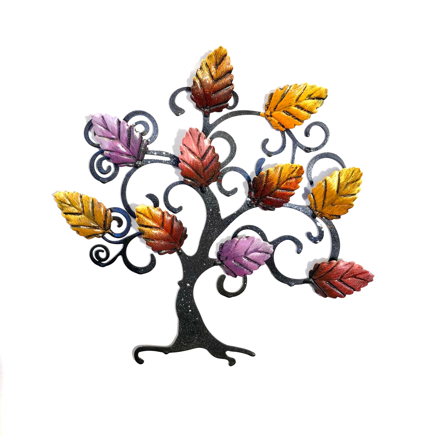 Albero della vita con foglie di faggio autunnale