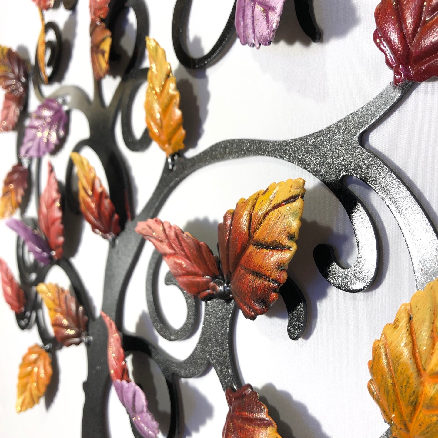 Albero della vita con foglie di faggio autunnale