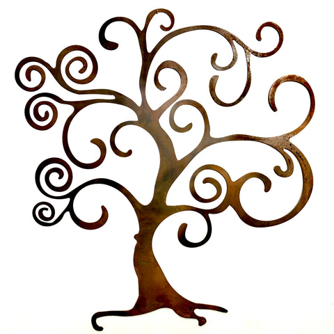 Albero della vita semplice in corten