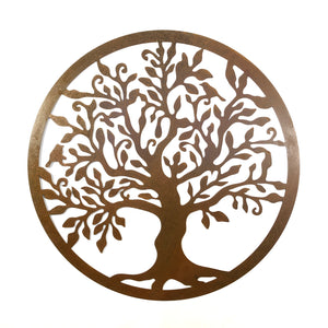 Albero della vita nel cerchio con uccellini