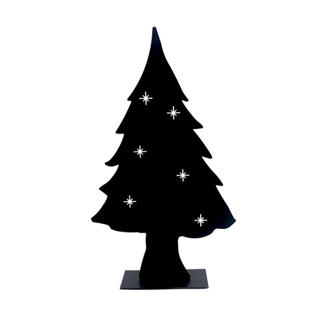 Abete in ferro con stelle