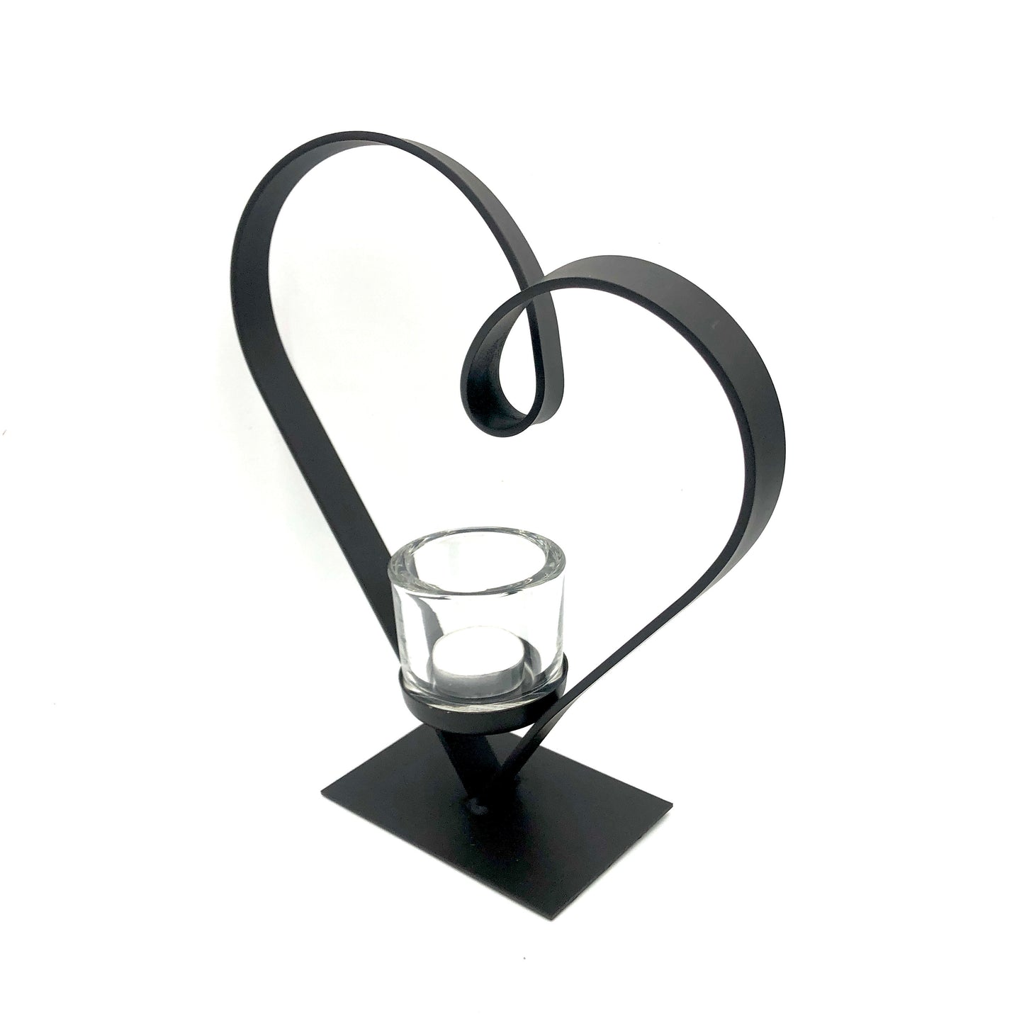 Portacandela a forma di cuore