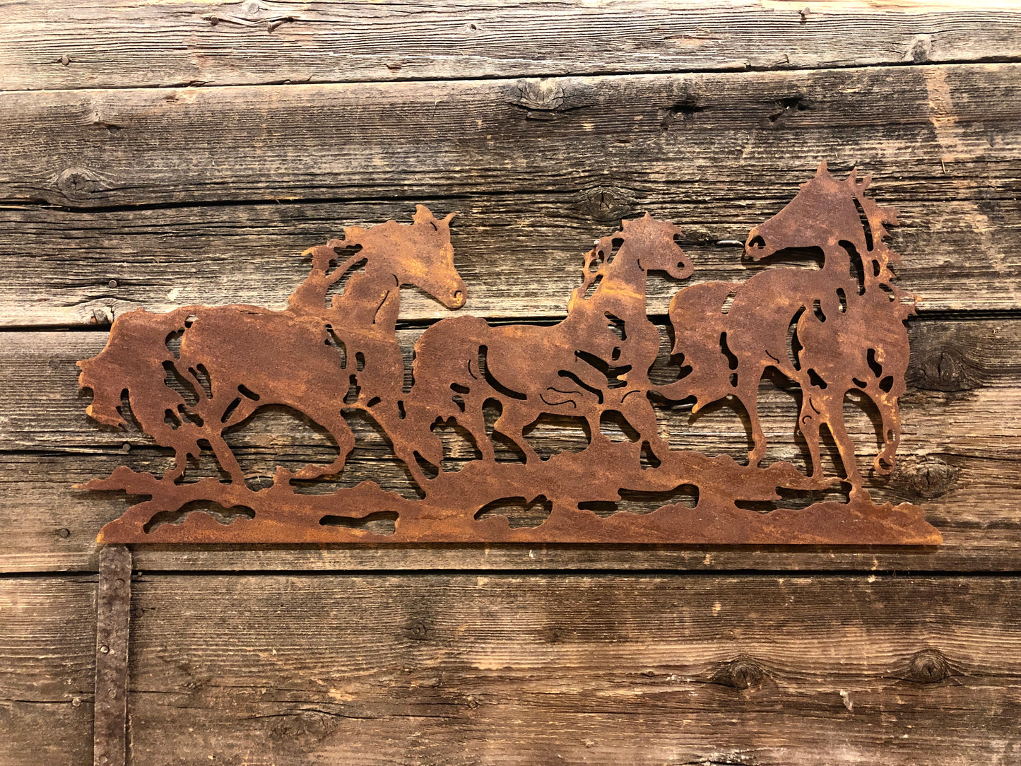 Corten horses