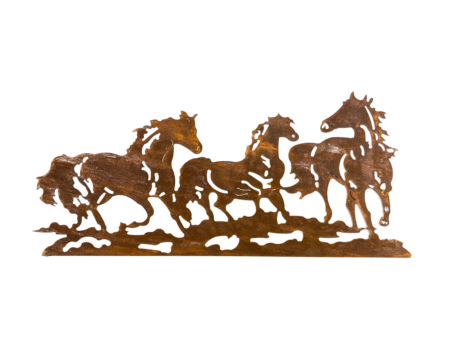 Corten horses