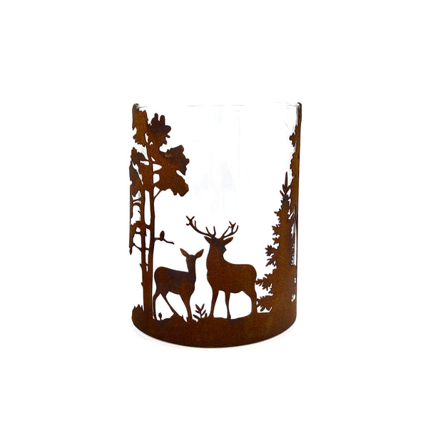 Portacandela "animali del bosco"