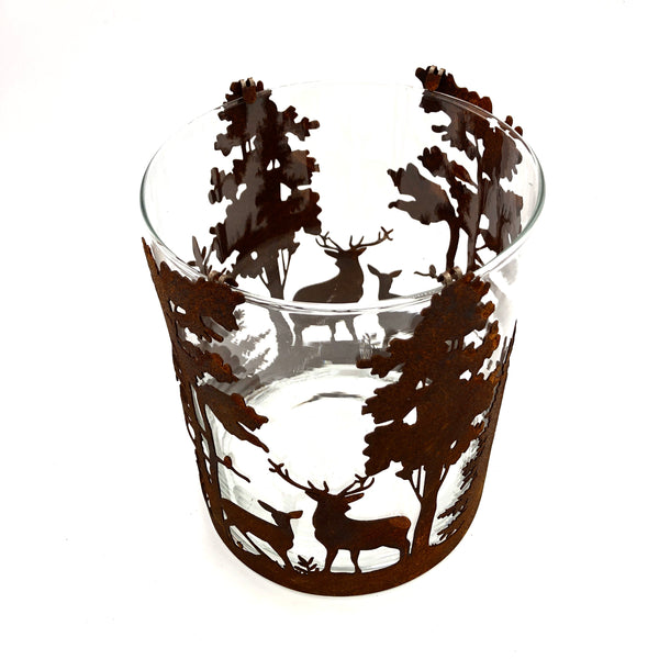 Portacandela "animali del bosco"