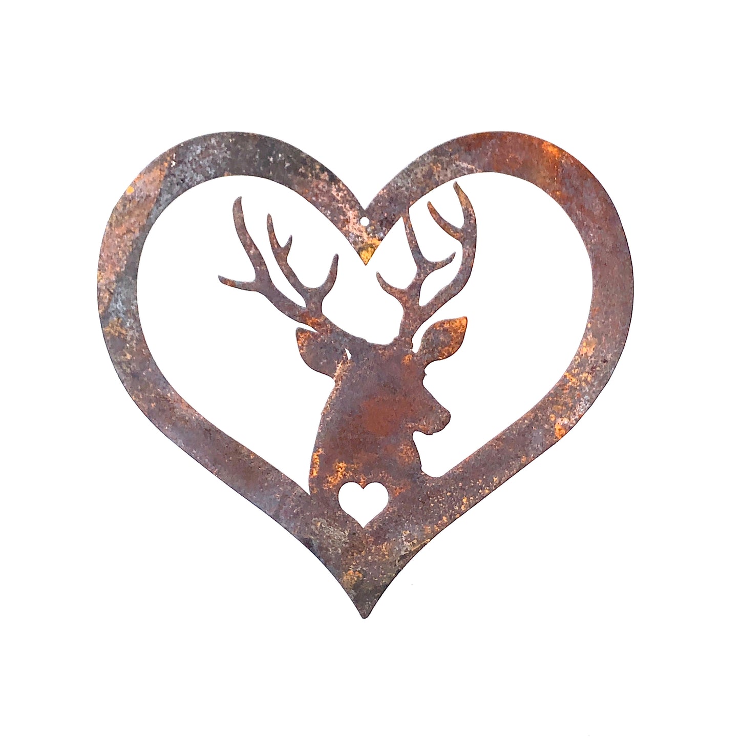 Cuore con cervo