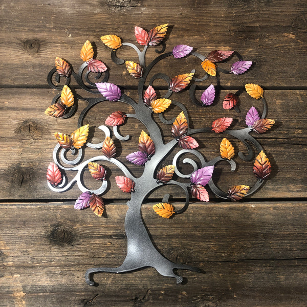 Albero della vita con foglie di faggio autunnale