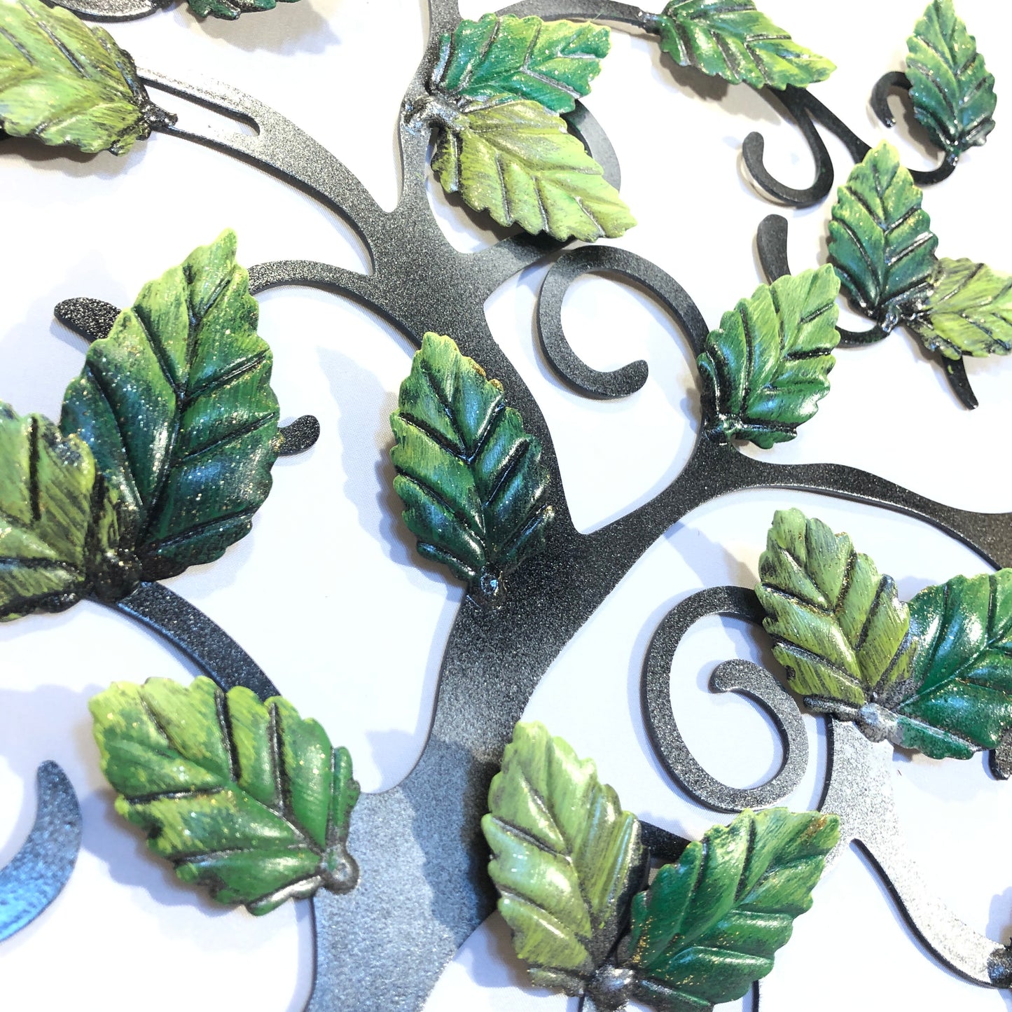 Tree of life with green beech leaves