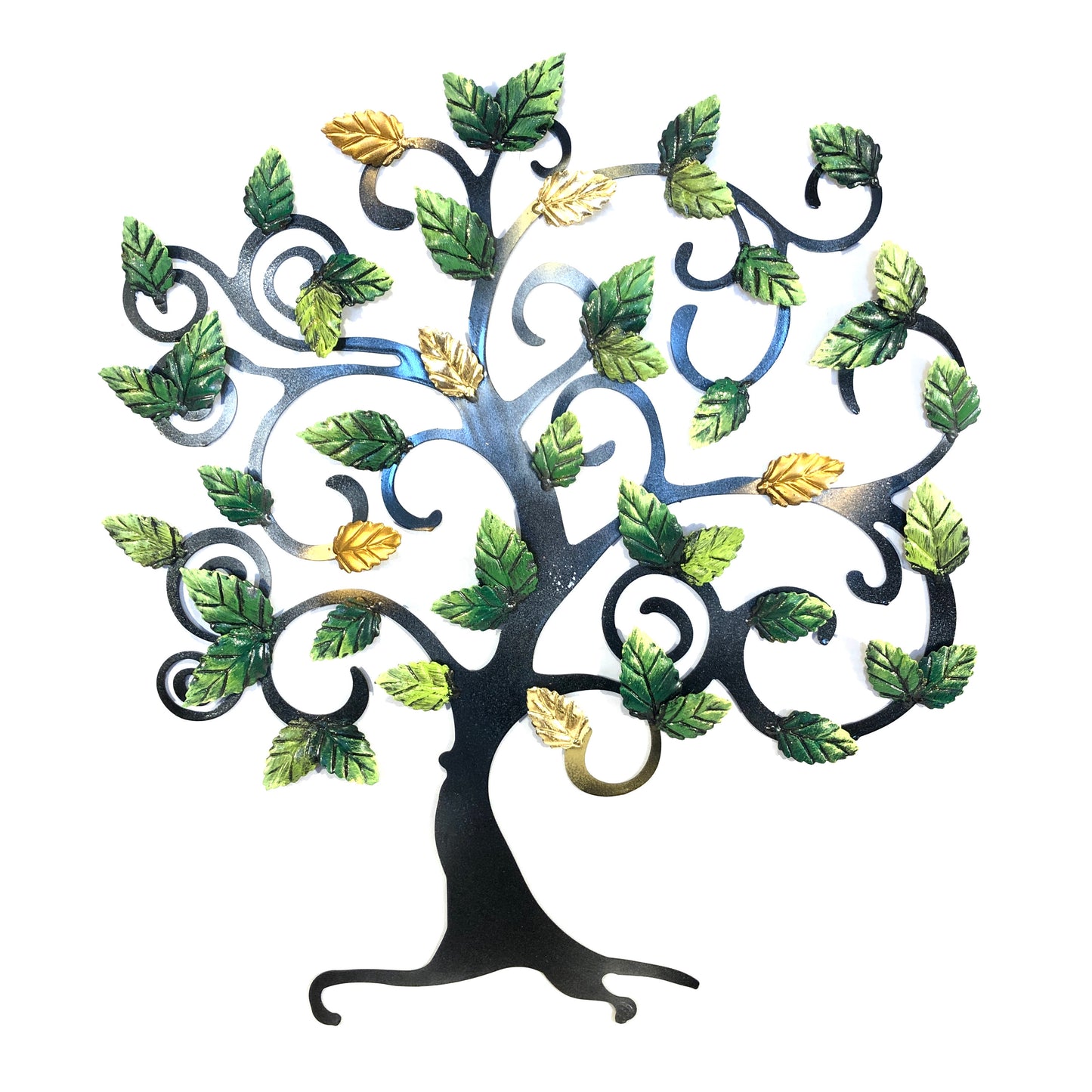 Tree of life with green beech leaves