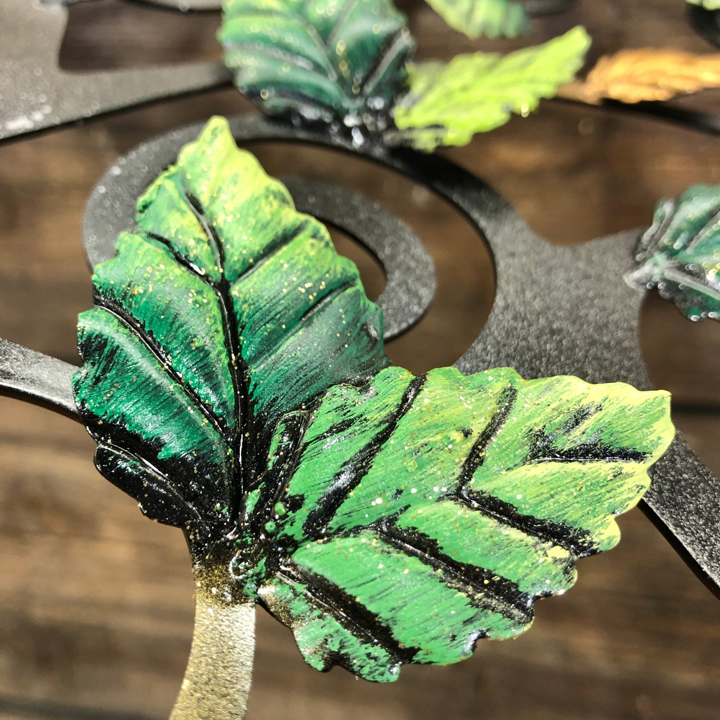 Tree of life with green beech leaves