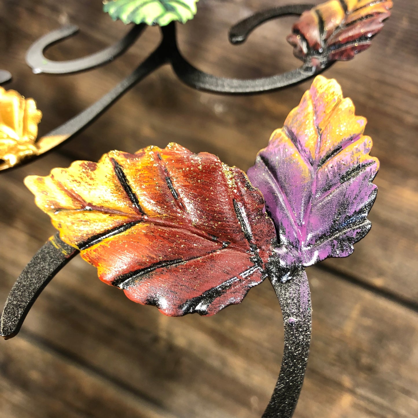 Tree of life with autumn and green beech leaves