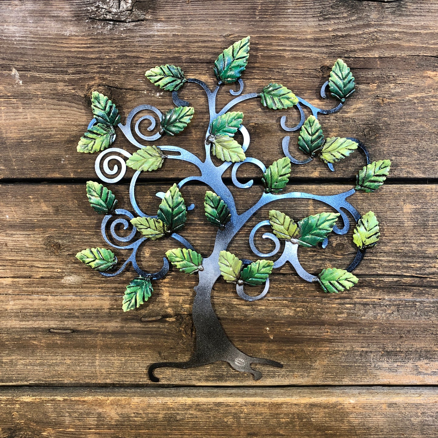 Tree of life with green beech leaves
