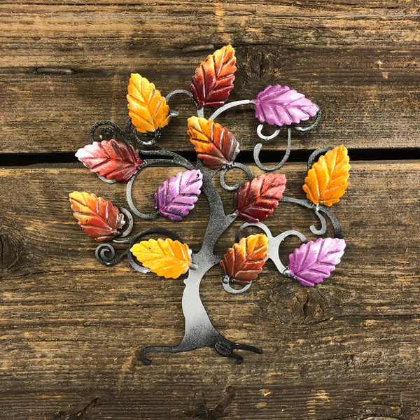 Albero della vita con foglie di faggio autunnale