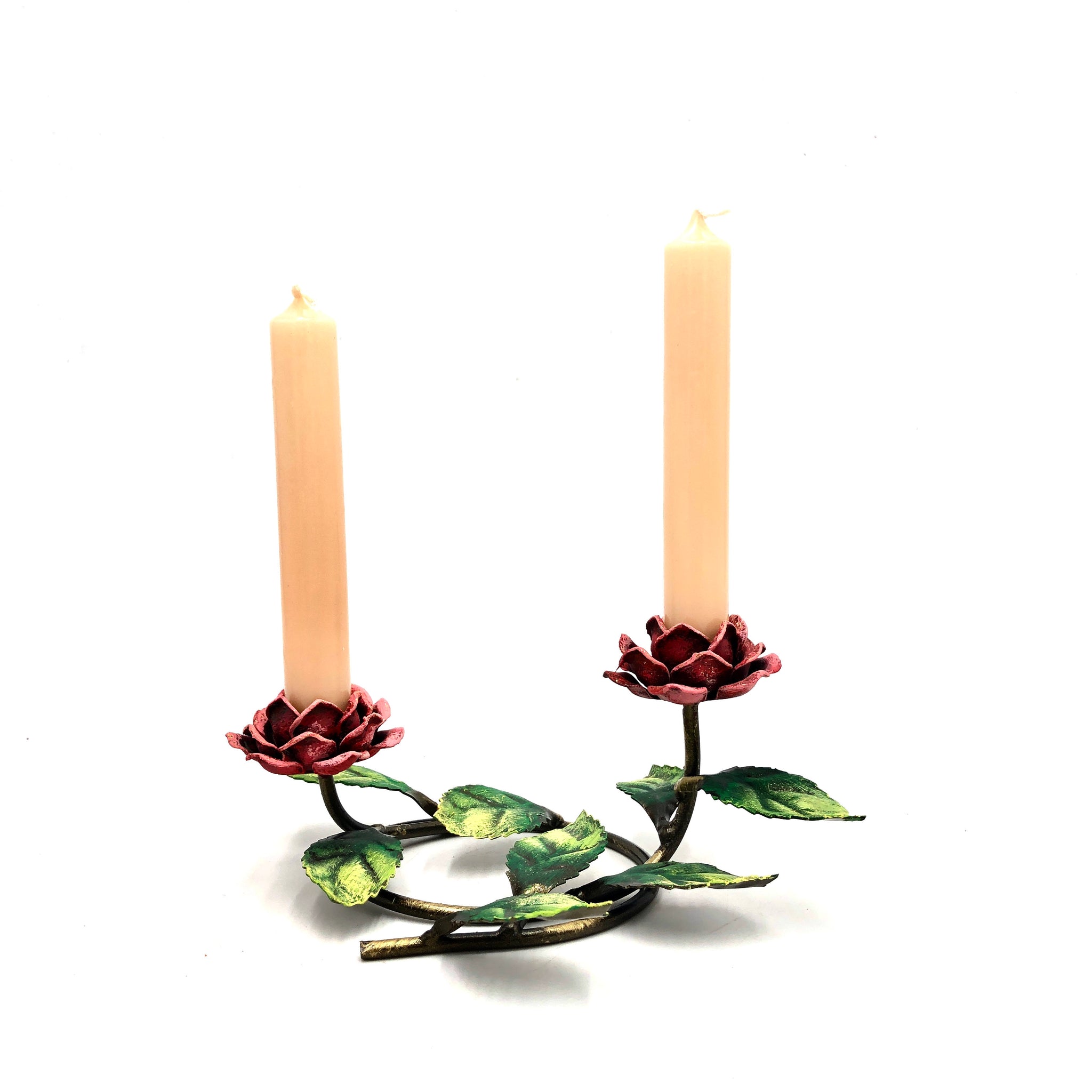 Candeliere piccolo con due candele