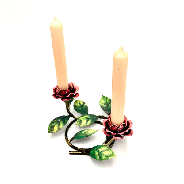 Candeliere piccolo con due candele