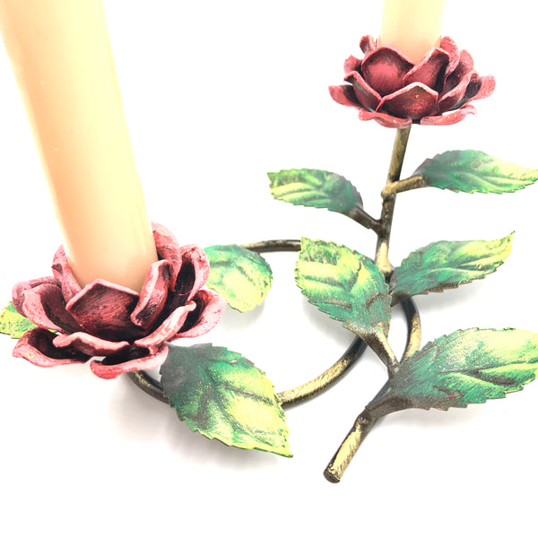 Candeliere piccolo con due candele